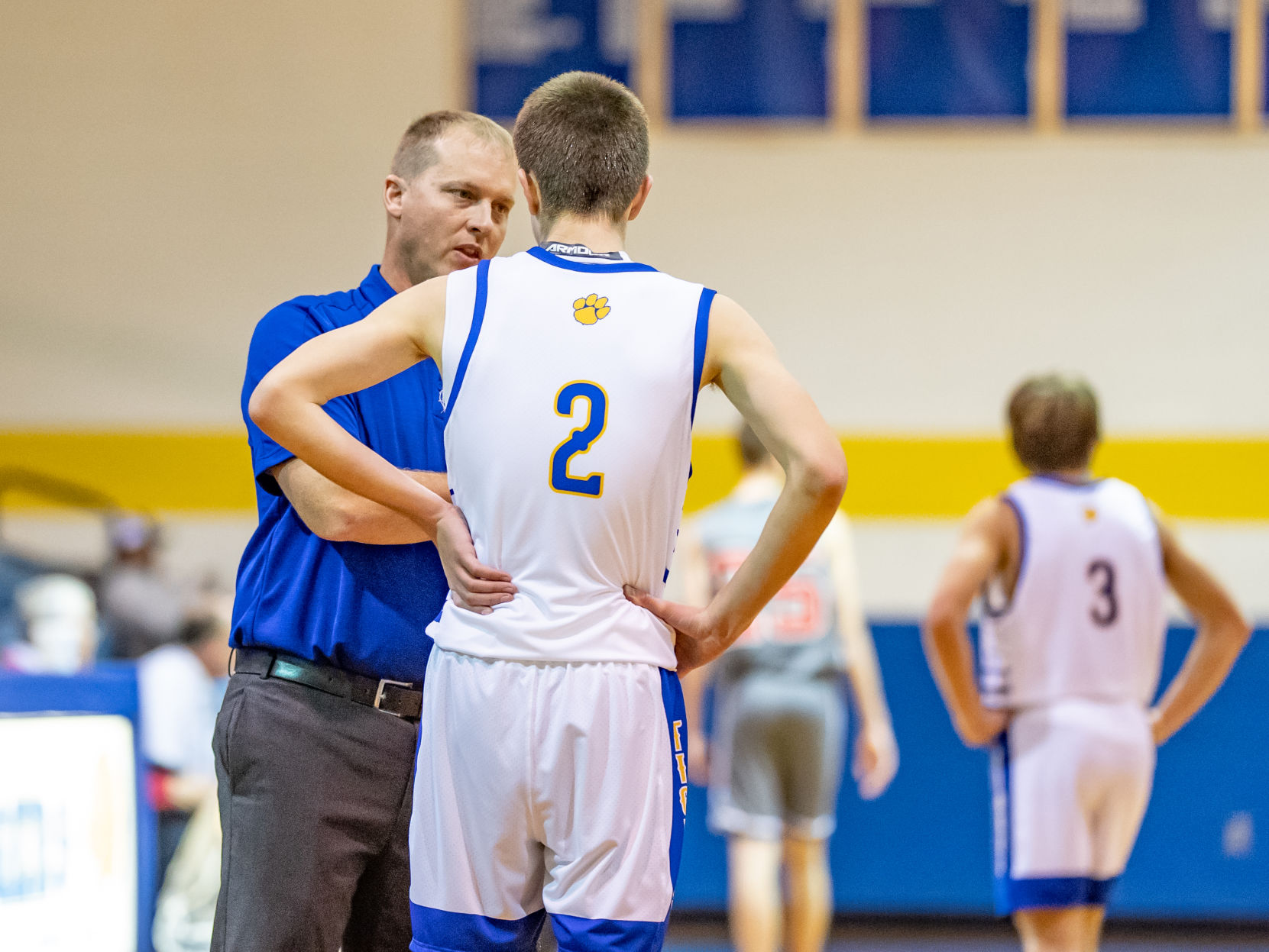 Friday night basketball action